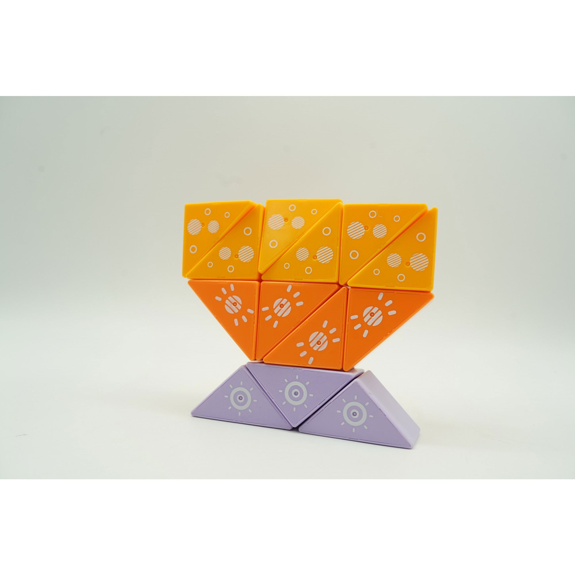 Set inteligent de constructie cu piese magnetice, Flippy, 26 piese, pentru copii, +3 ani, multicolor [3]