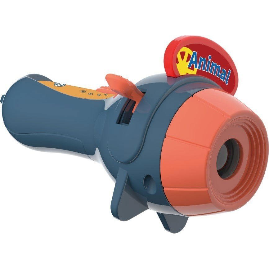 Set Jucarie Educativa, Flippy, Proiector Tip Lanterna Pentru Copii, 6 Teme, 48 de Imagini, Cutie Depozitare, +3 ani, Albastru [17]