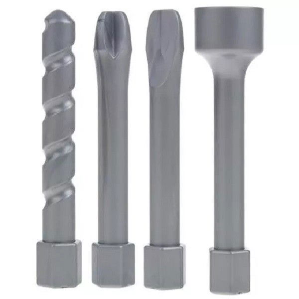 Set Jucarie pentru Copii Bormasina, Flippy, Accesorii Incluse, 4 Capete de Schimb, Material Plastic, Interactiv, Distractiv, 21.5x17.5x6 cm, Portocaliu [6]