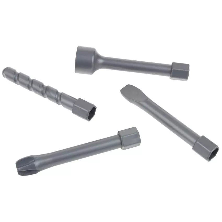 Set Jucarie pentru Copii Bormasina, Flippy, Accesorii Incluse, 4 Capete de Schimb, Material Plastic, Interactiv, Distractiv, 21.5x17.5x6 cm, Portocaliu [5]