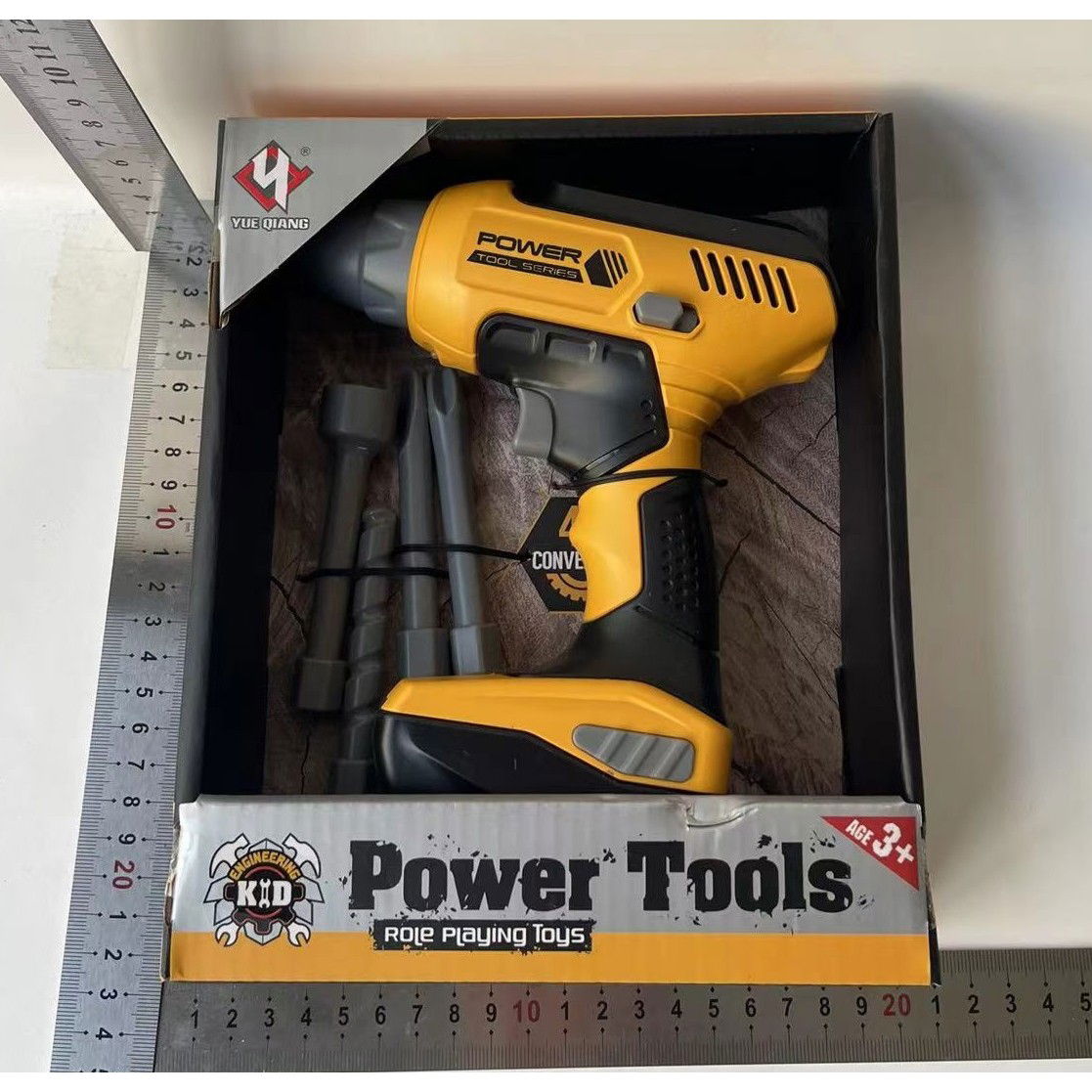 Set Jucarie pentru Copii Bormasina, Flippy, Accesorii Incluse, 4 Capete de Schimb, Material Plastic, Interactiv, Distractiv, 21.5x17.5x6 cm, Portocaliu [3]