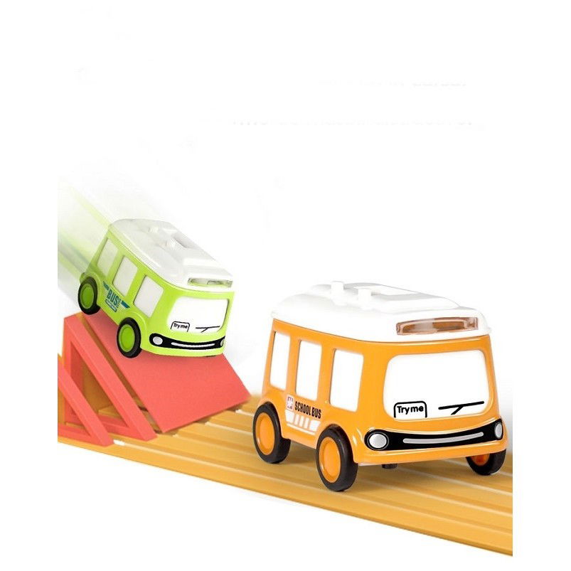 Set jucarie pentru copii, Flippy, masina-ceas verde si portocalie [3]