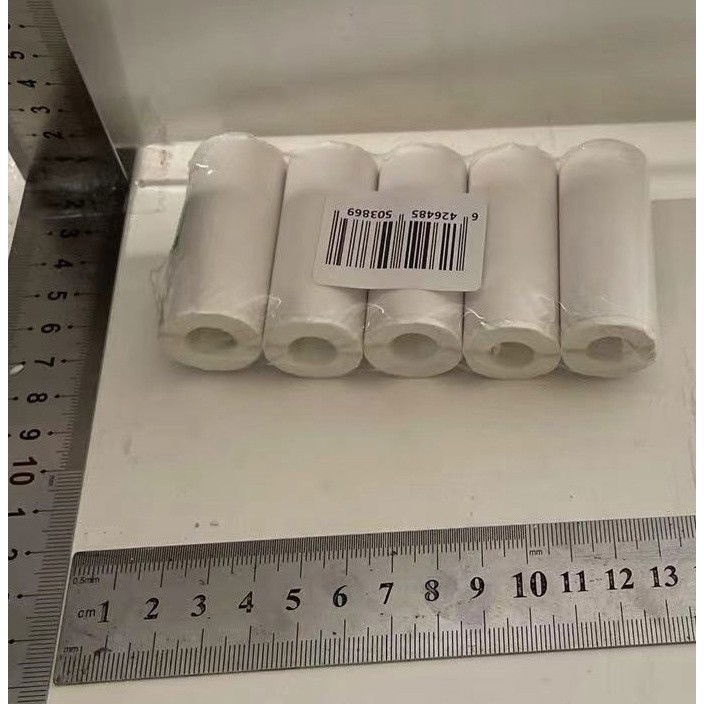 Set Mini Imprimanta Foto Portabila, Flippy, Include: 1x Set de Markere, 5x Role de Hartie Termica, 5x Role Hartie Adeziva, Incarcare USB, Bluetooth, Print Alb-Negru, Model Pisicuta, Albastru [4]