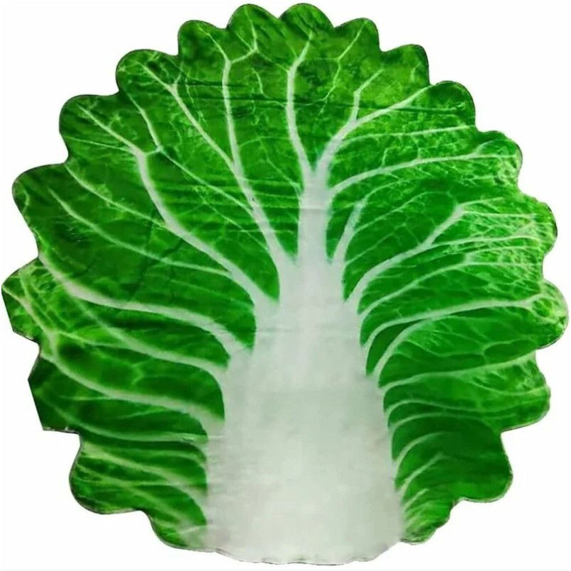 Set patura flanel si caciula Flippy, forma frunza de salata, pentru nou-nascuti, material poliester, 85 cm, verde [1]