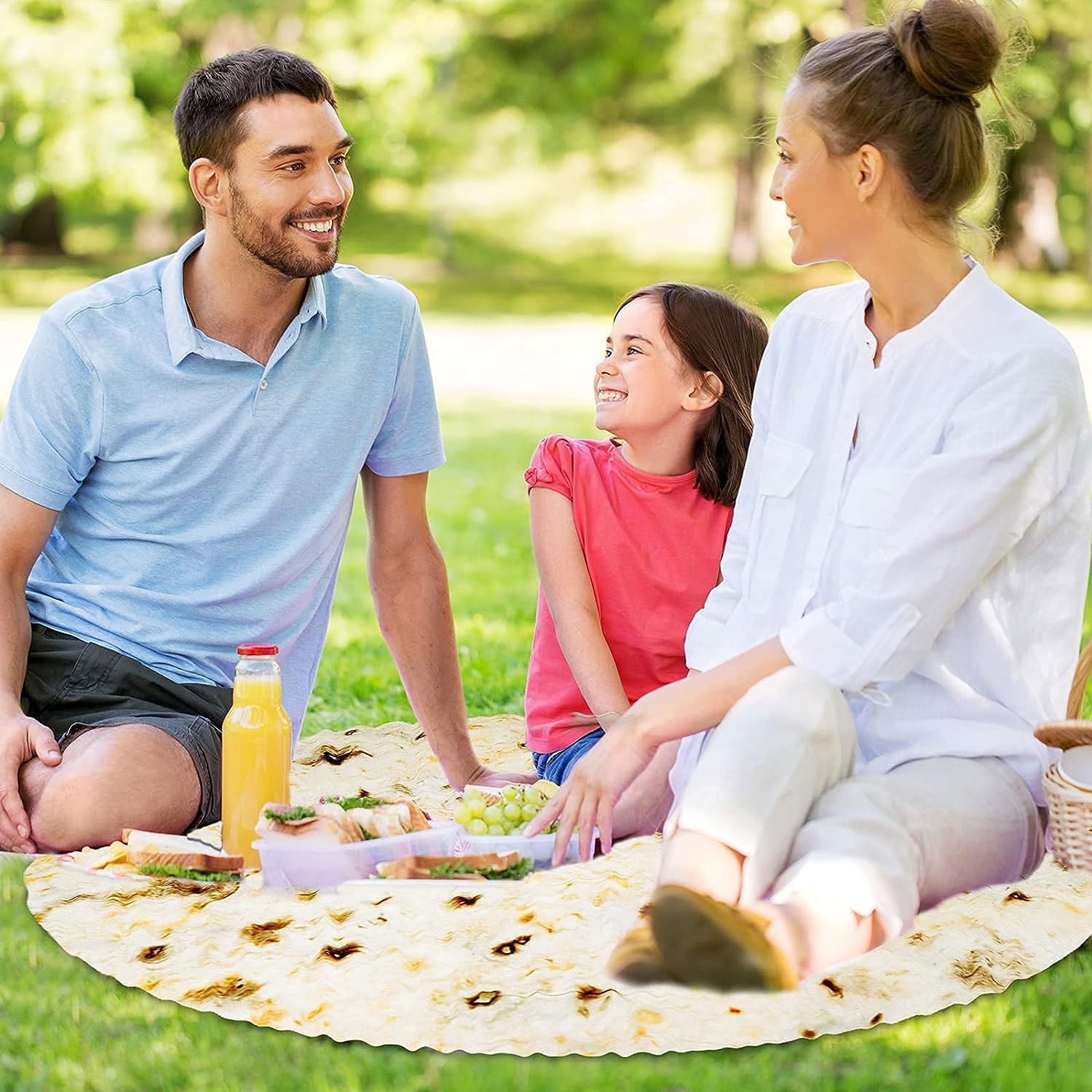 Perne Voiaj, Paturi si Textile - Set patura flanel si caciula Flippy, forma lipie, pentru nou-nascuti, material poliester, 85 cm, crem