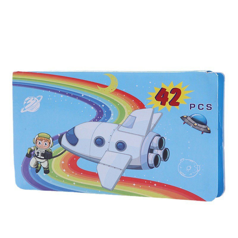 Set 42 Piese de Pictura si Desen, Flippy, Tip Penar, Model Elefant, 24.3 x 13 x 3 cm, Albastru [5]