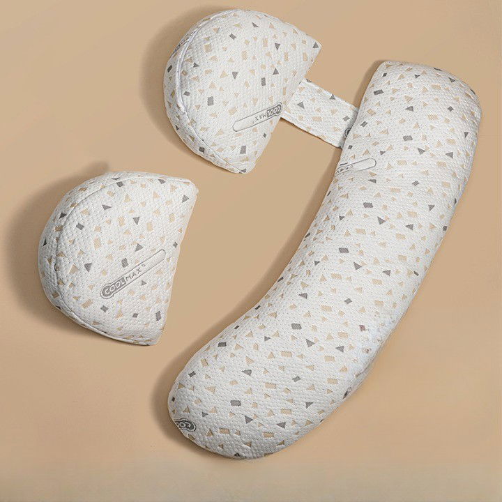 Perne Voiaj, Paturi si Textile - Set Perna pentru Gravide, Flippy, Husa Detasabila, Utilizare in Forma H si U, Reglabila, Latime Ajustabila, Proactive, Gri