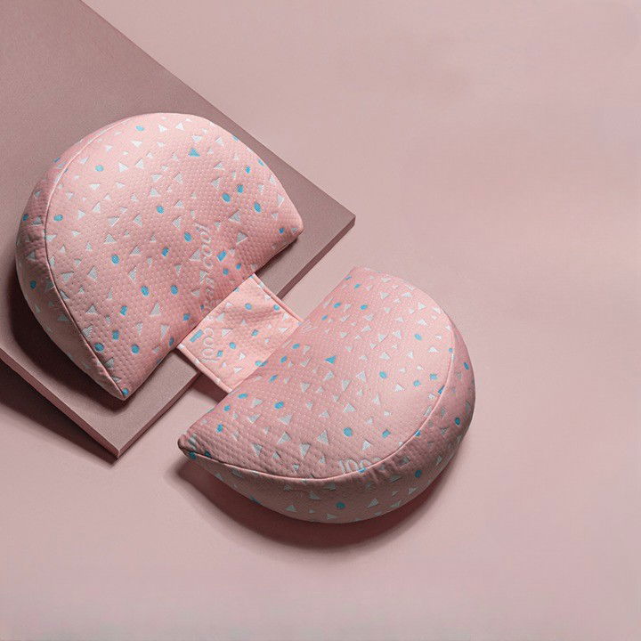 Perne Voiaj, Paturi si Textile - Set Perna pentru Gravide, Flippy, Husa Detasabila, Utilizare in Forma H si U, Reglabila, Latime Ajustabila, Proactive, Roz