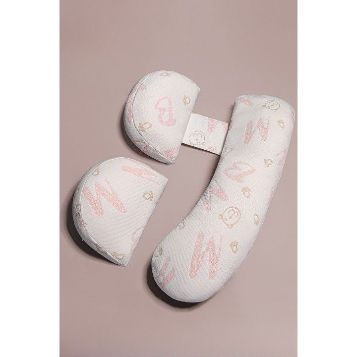 Set Perna pentru Gravide, Flippy, Husa Detasabila, Utilizare in Forma H si U, Reglabila, Latime Ajustabila, Proactive, Roz Pal [3]