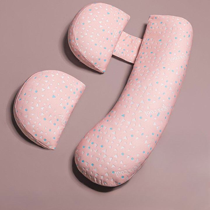 Set Perna pentru Gravide, Flippy, Husa Detasabila, Utilizare in Forma H si U, Reglabila, Latime Ajustabila, Proactive, Roz [3]