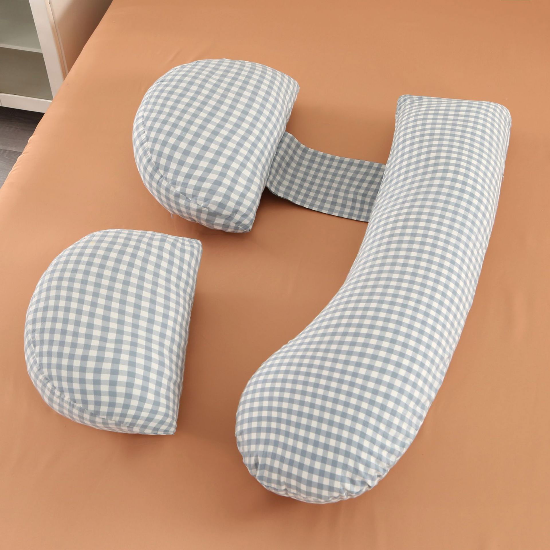 Set Perna pentru Gravide, Flippy, Husa Detasabila, Utilizare in Forma H si U, Reglabila, Latime Ajustabila, Proactive, Albastru [4]