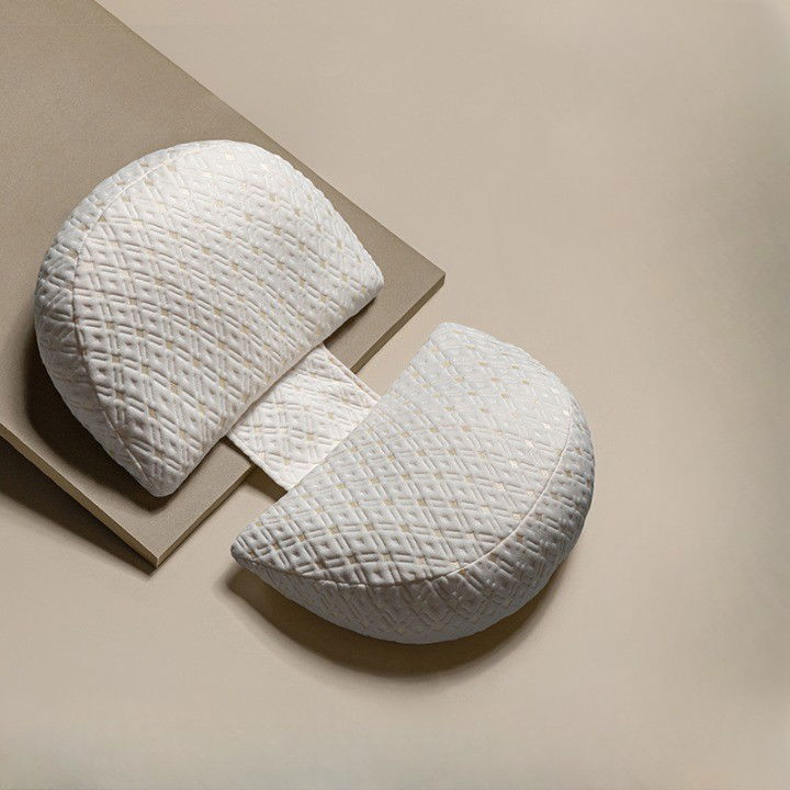 Perne Voiaj, Paturi si Textile - Set Perna pentru Gravide, Flippy, Husa Detasabila, Utilizare in Forma H si U, Reglabila, Latime Ajustabila, Proactive, Crem