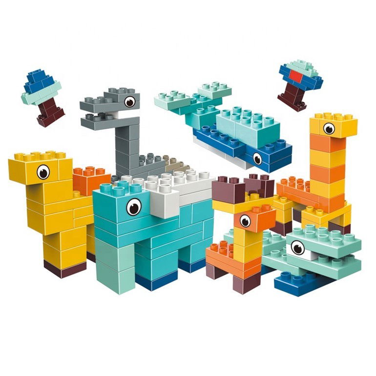 Set piese de constructii pentru copii, Flippy, Animal series, 134 piese, Multicolor [7]