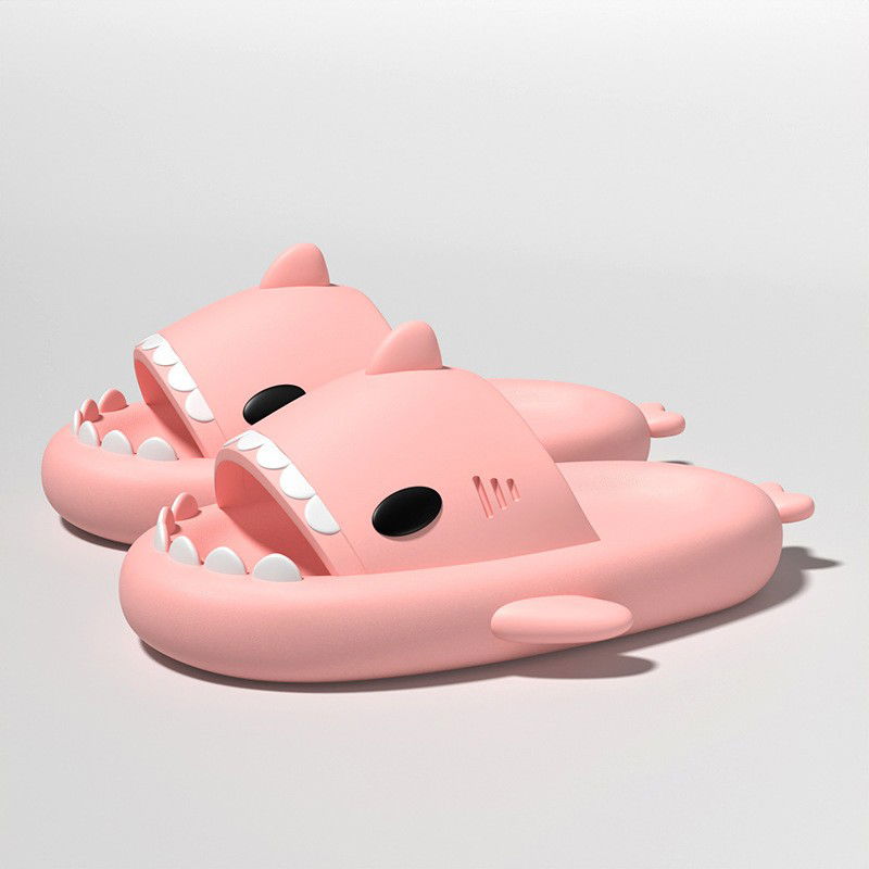 Slapi, papuci, saboti - Papuci Tip Rechin, Flippy, Unisex, din Spuma EVA, Talpa Groasa Antiderapanta, Rezistenti la Uzura, Marime 40-41, Roz