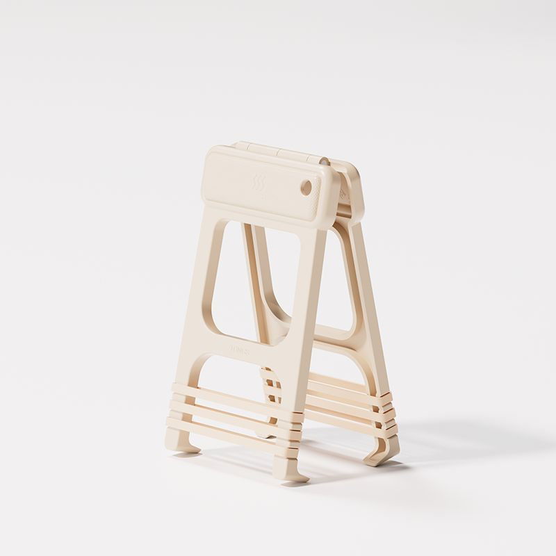 Pentru casa - Clema pentru Boluri, Flippy, Anti-Alunecare, din ABS si Silicon, Extindere, pentru Oale, Tigai, de Uz Casnic, Rezistent la Temperaturi Inalte, 18.3 x 10.6 cm Bej