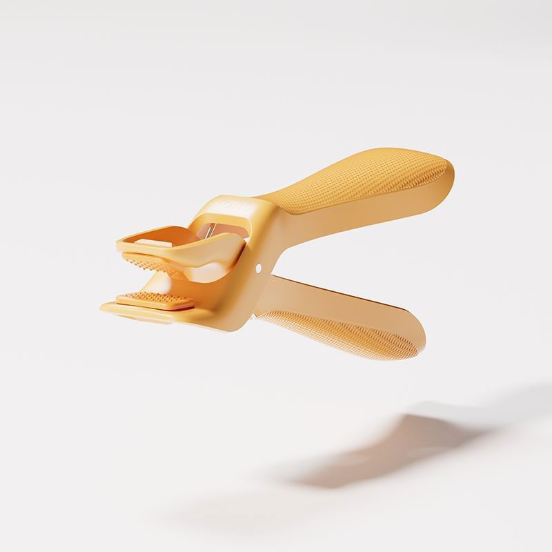 Pentru casa - Cleste pentru Boluri, Flippy, Anti-Alunecare, din ABS si Silicon, Extindere, pentru Oale, Tigai, de Uz Casnic, Rezistent la Temperaturi Inalte, 16x 10.5 x 3.6 cm Galben