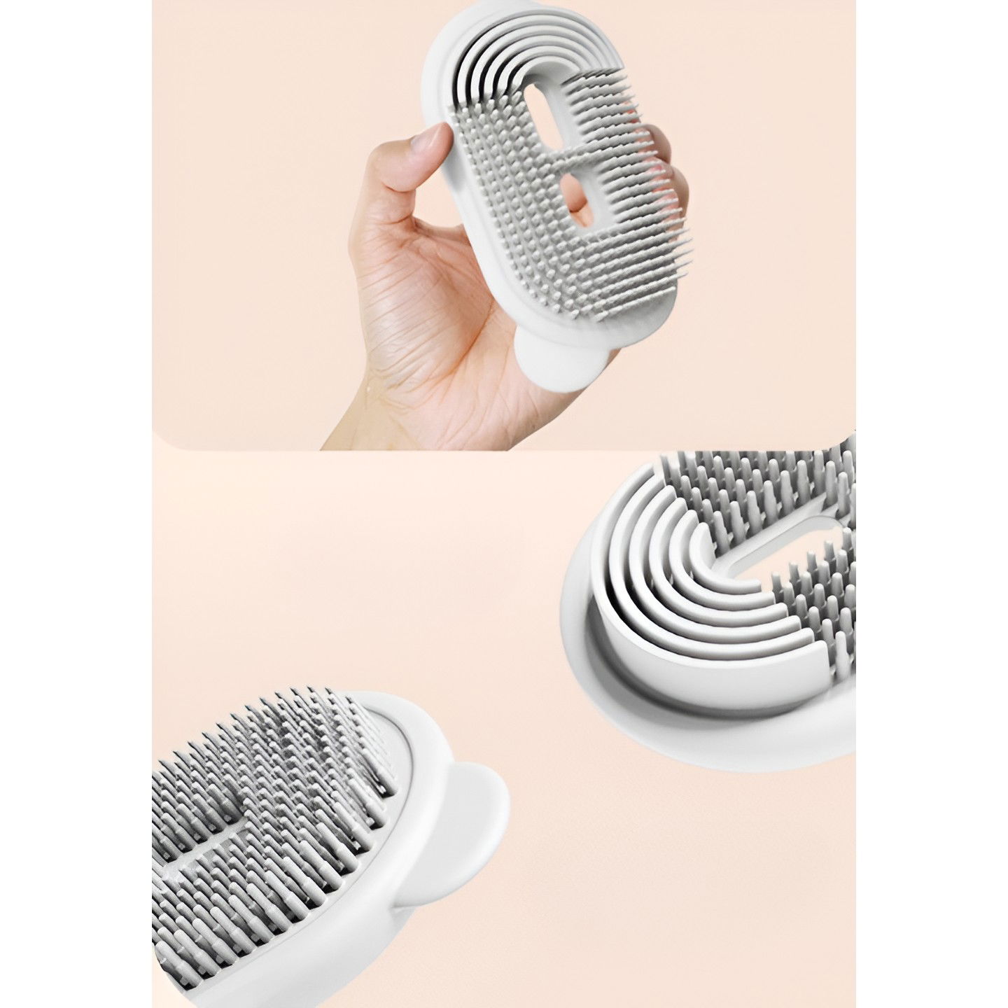 Sapuniera de Calatorie, Flippy, Suport pentru Sapun cu Scurgere a Apei, Recipient cu Capac Depozitare, Savoniera pentru Baie, 12.6x6.1x8.4cm, Alb [4]