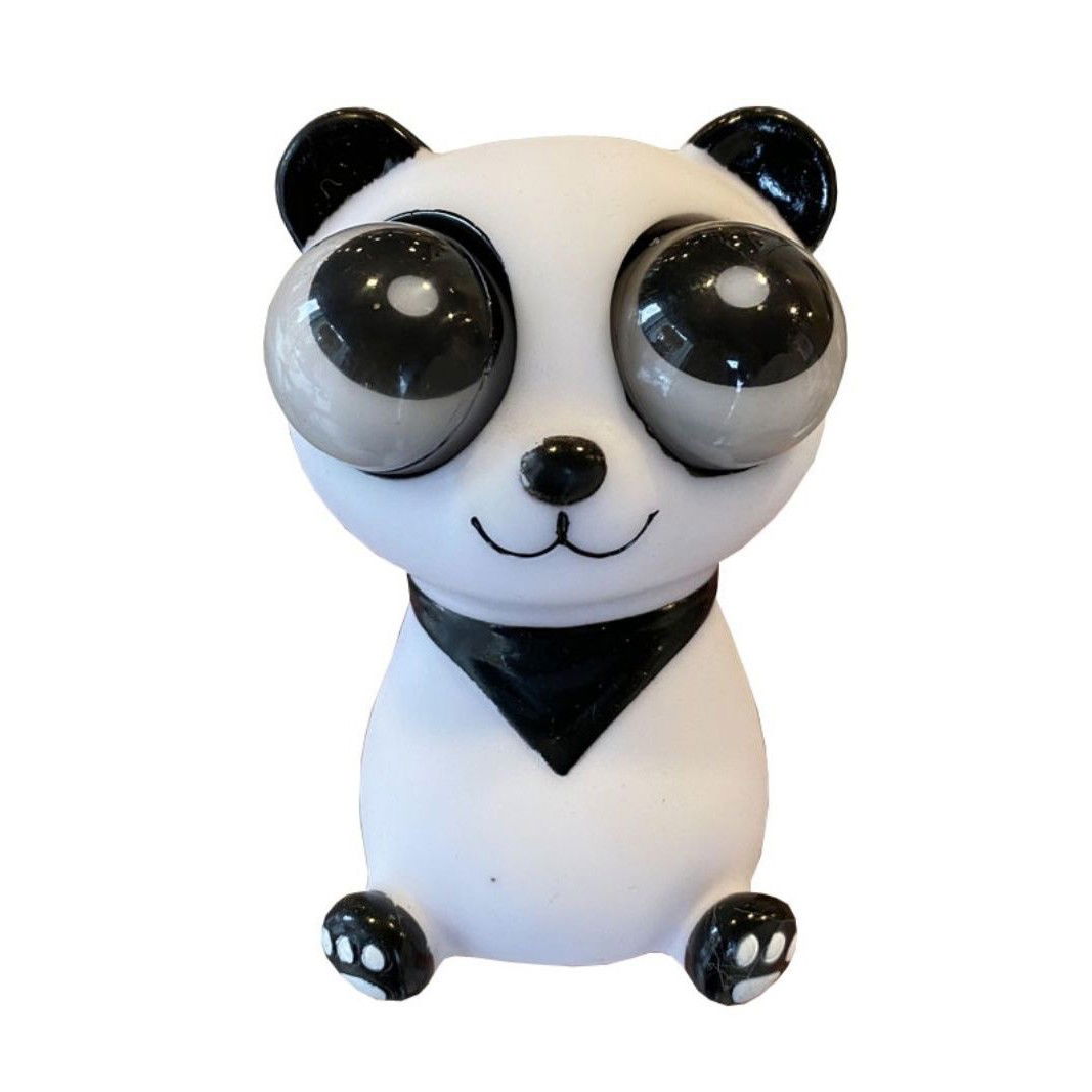 Jucarii Senzoriale, Fidget Toys - Jucarie interactiva antistres Flippy, squeeze eye-popping panda, multicolor