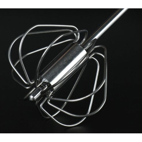 Pentru casa - Mixer Manual, Flippy, pentru Oua Smantana Frisca Aluat, Maner Otel Inoxidabil, Usor de Utilizat si Depozitat, 29 x 7 cm, Argintiu