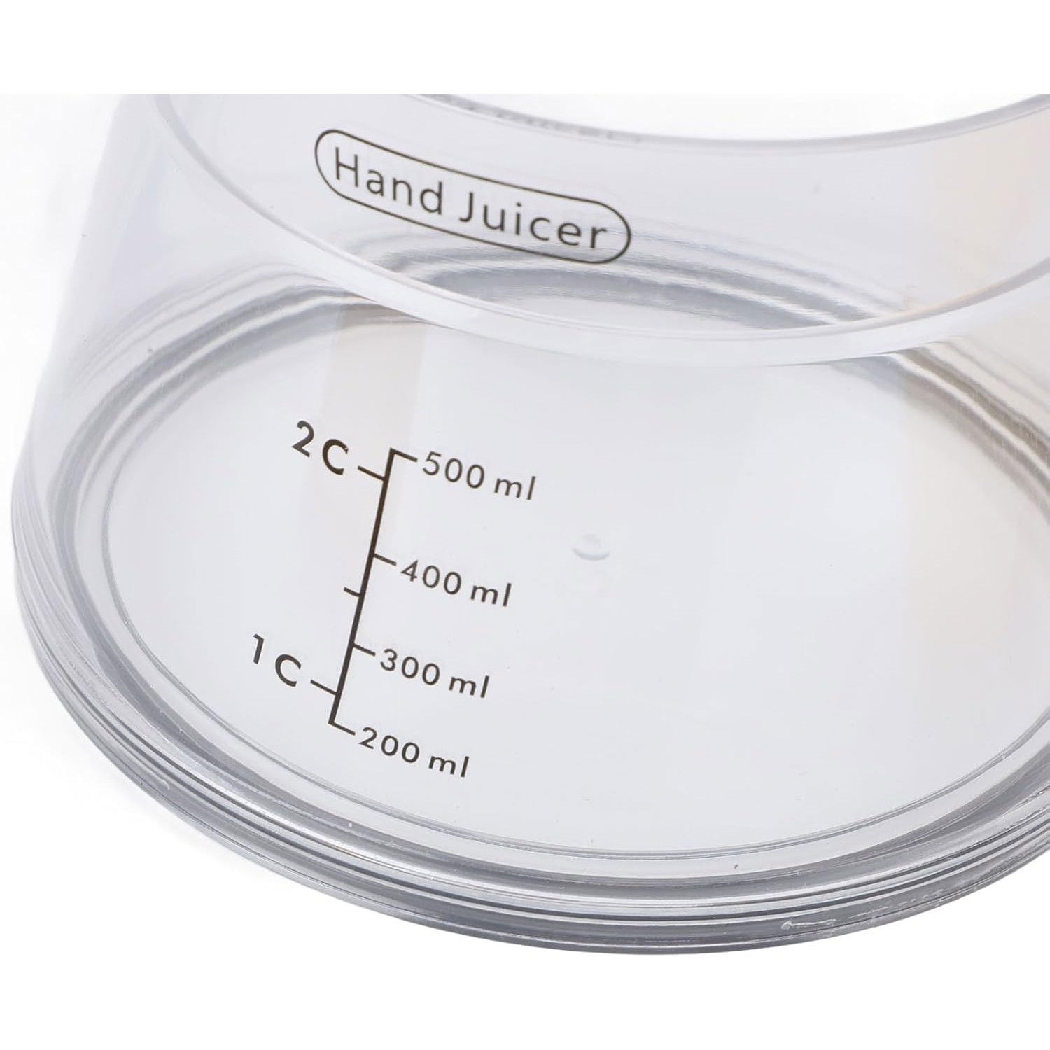 Storcator de Citrice Manual, Flippy, Rezistente, Usor de Folosit si Depozitat, Durabil, Calitativ, 16.5x13cm, Transparent/ Galben [3]