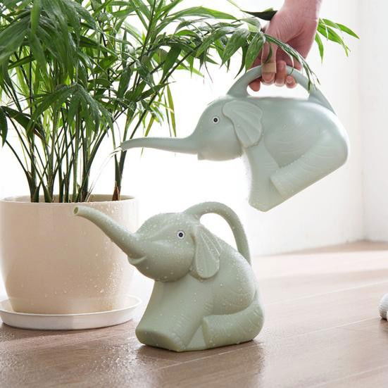 Stropitoare pentru Copii, Flippy, in forma de Elefant, 1500 mL, pentru Udat Plante, 19.5x17x11.8 cm, Albastru [6]
