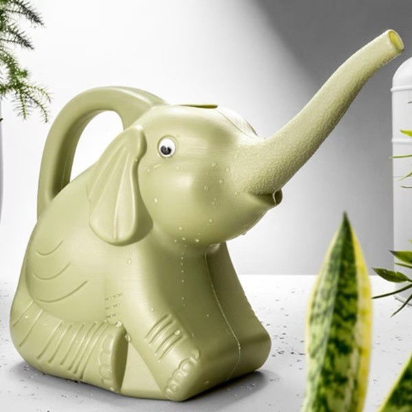 Stropitoare pentru Copii, Flippy, in forma de Elefant, 1500 mL, pentru Udat Plante, 19.5x17x11.8 cm, Verde [4]