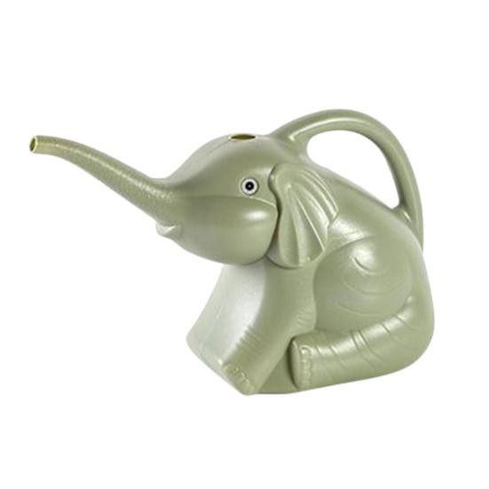 Articole pentru Gradina si Bricolaj - Stropitoare pentru Copii, Flippy, in forma de Elefant, 1500 mL, pentru Udat Plante, 19.5x17x11.8 cm, Verde
