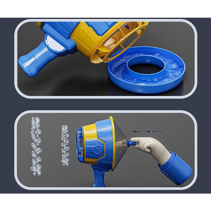 Suflator de Baloane, Flippy, din Plastic, Functie de Suflare si de Facut Baloane, 4-6 Ani, 30.4 x 14.2 x 22.2 cm, Albastru [6]