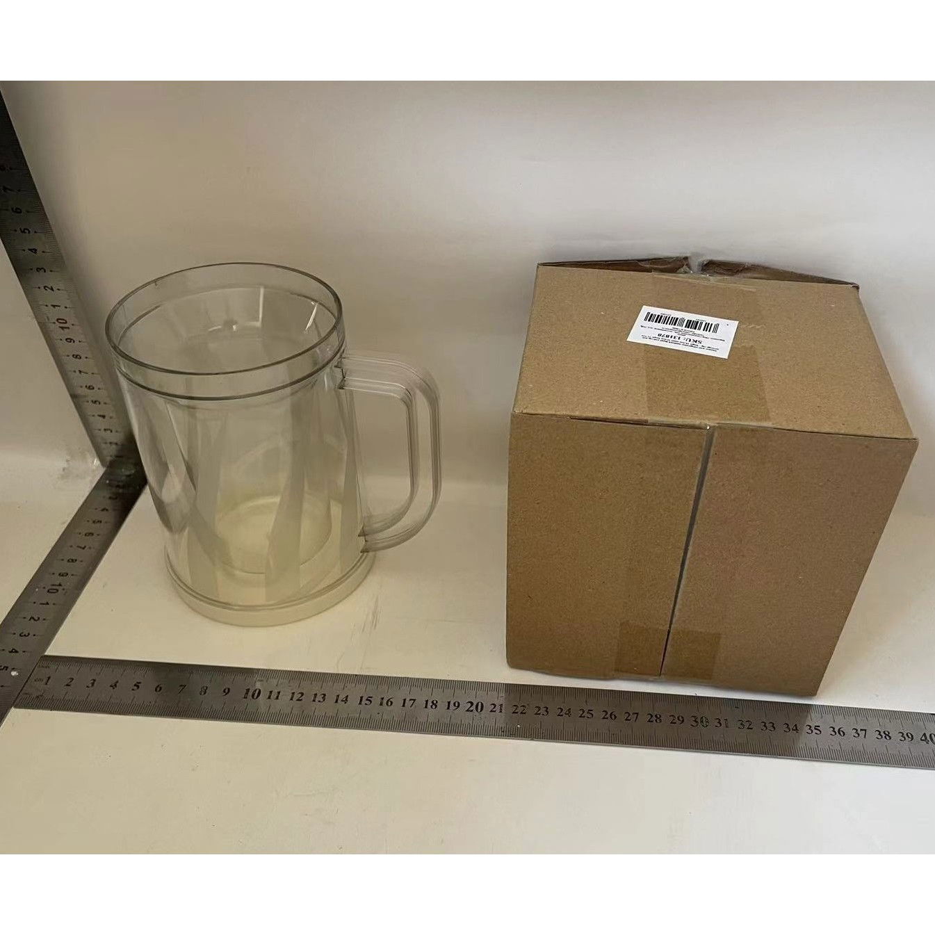 Pentru casa - Cana Frigorifica cu Gheata, Flippy, 14.2 x 10.4 x 14.7 cm, Plastic, 800 ml, Transparent