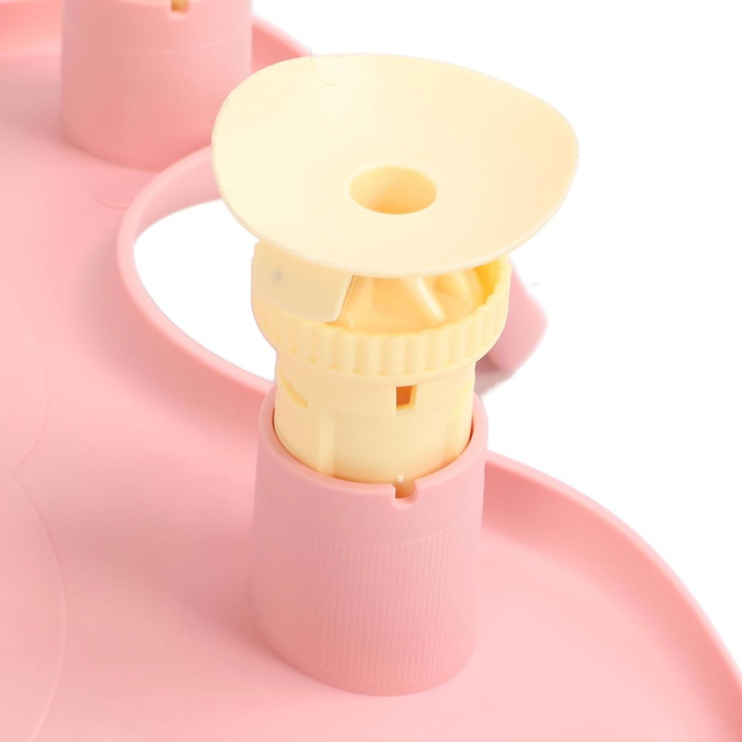 Suport de Baie Bebelusi, Flippy, 0-12 luni, Montare pe Chiuveta/Lavoar/Cada, Ventuze Antiderapante cu Intaltime Reglabila, 50 x 24 x 12.5 cm, Roz [4]