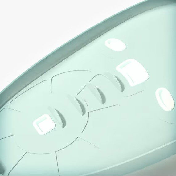 Articole pentru baie - Suport de Baie Bebelusi, Flippy, 0-12 luni, Montare pe Chiuveta/Lavoar/Cada, Ventuze Antiderapante cu Intaltime Reglabila, 50 x 24 x 12.5 cm, Alb