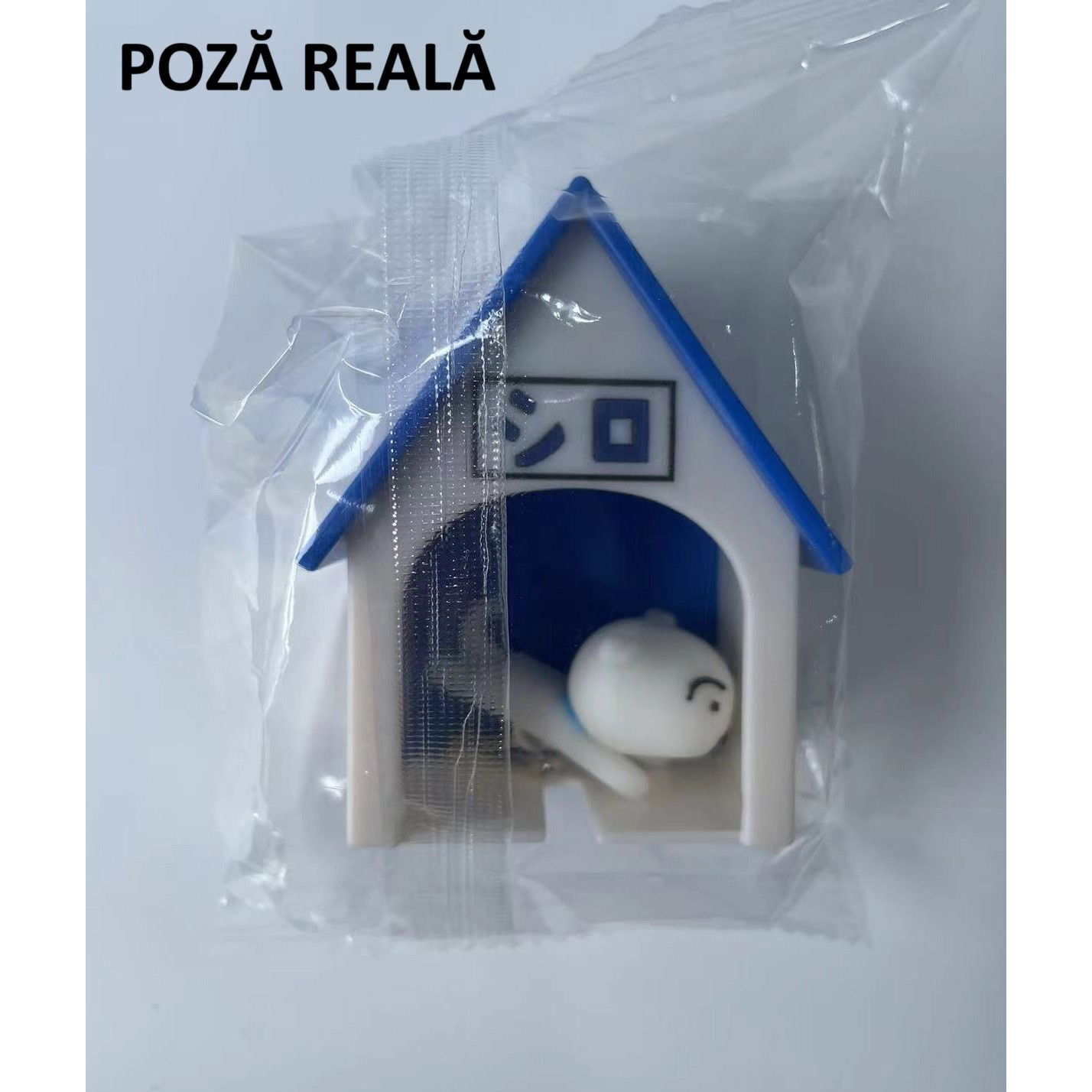 Suport de Chei, Flippy, Model Casuta si Breloc Caine Alb, 7x6x4cm [9]