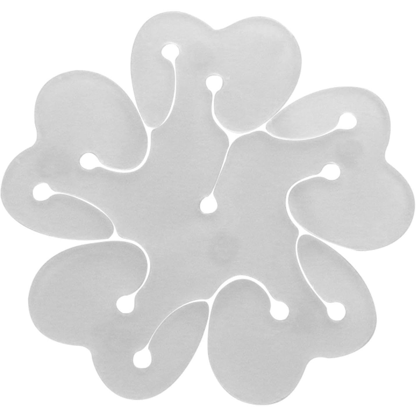 Petrecere - Suport pentru Baloane, Flippy, Care Formeaza o Floare, cu Doua Straturi, pentru 11 Baloane, 8x8cm, 4.6g