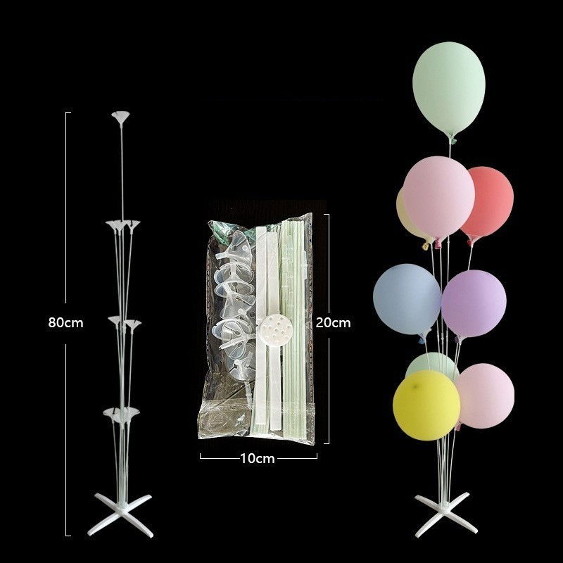 Suport pentru Baloane, Flippy, cu Patru Straturi, pentru 9 Baloane, 80 cm, Transparent [4]