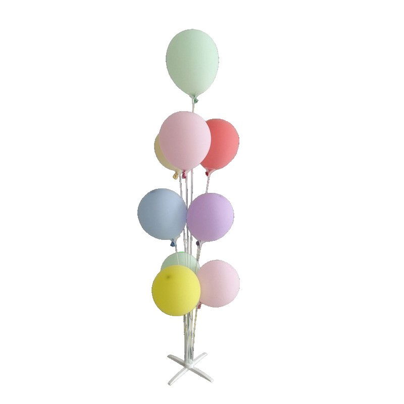 10 - 25 LEI - Suport pentru Baloane, Flippy, cu Patru Straturi, pentru 9 Baloane, 80 cm, Transparent