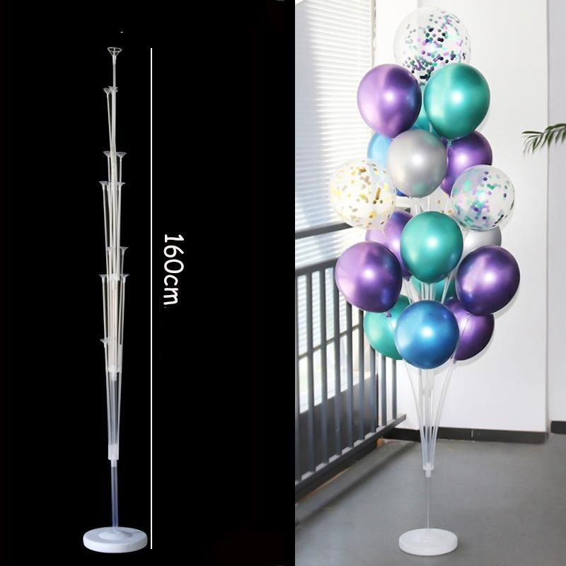 Petrecere - Suport pentru Baloane, Flippy, cu Un Strat, pentru 19 Baloane, 160 cm, Transparent