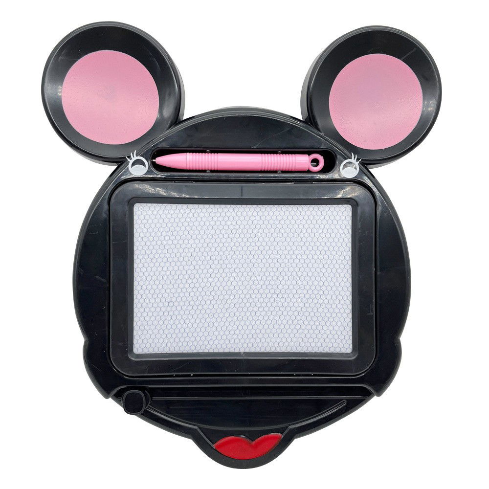 Jucarii Creative - Tabla Magnetica pentru desen Flippy, Pix, forma Soricel, dimensiuni 23x26.5 cm, Dezvolta Creativitatea, Negru