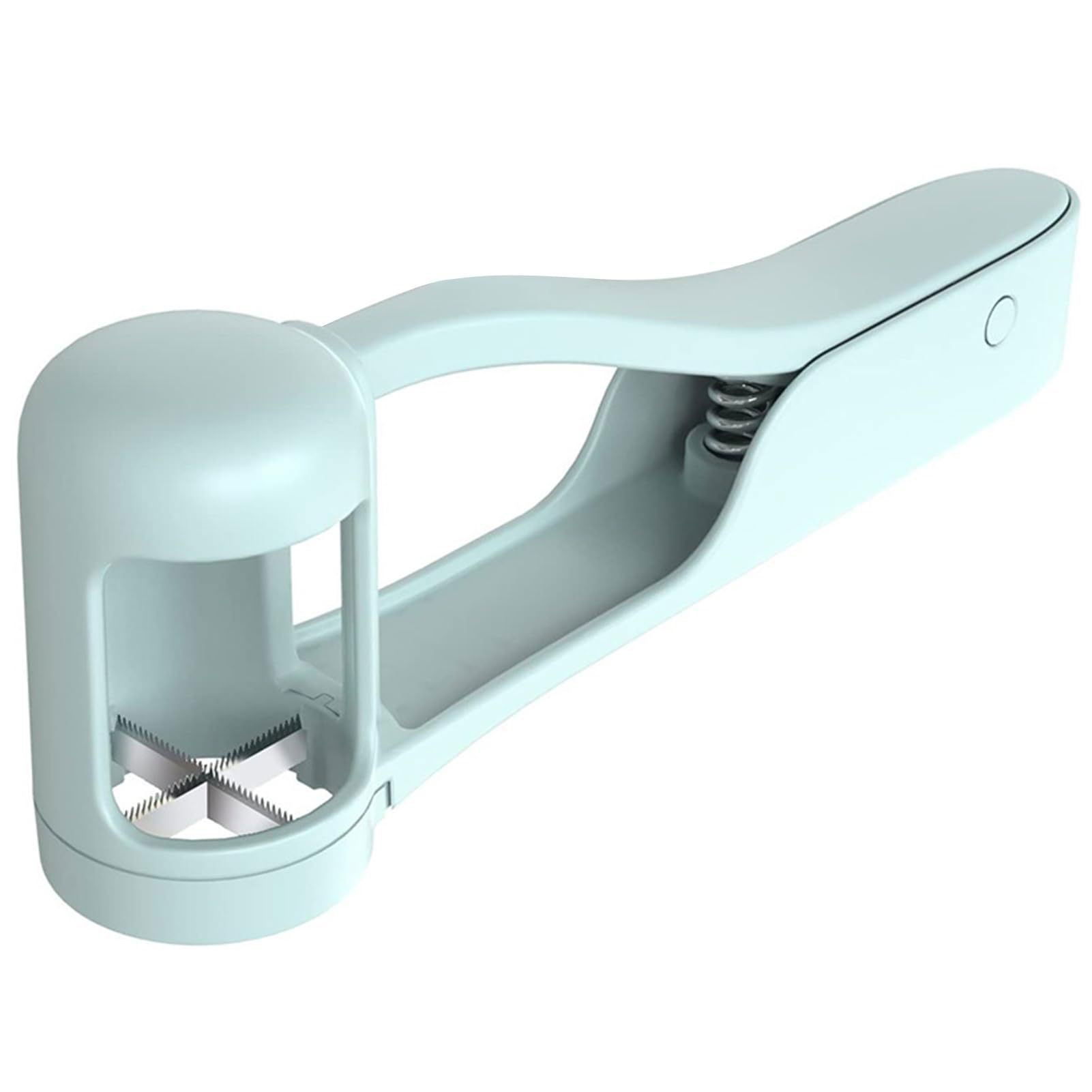 Pentru casa - Taietor de Struguri Manual, Flippy, Usor de Curatat si Folosit, Plastic si Otel, Albastru Deschis, 16.5x5.5 cm