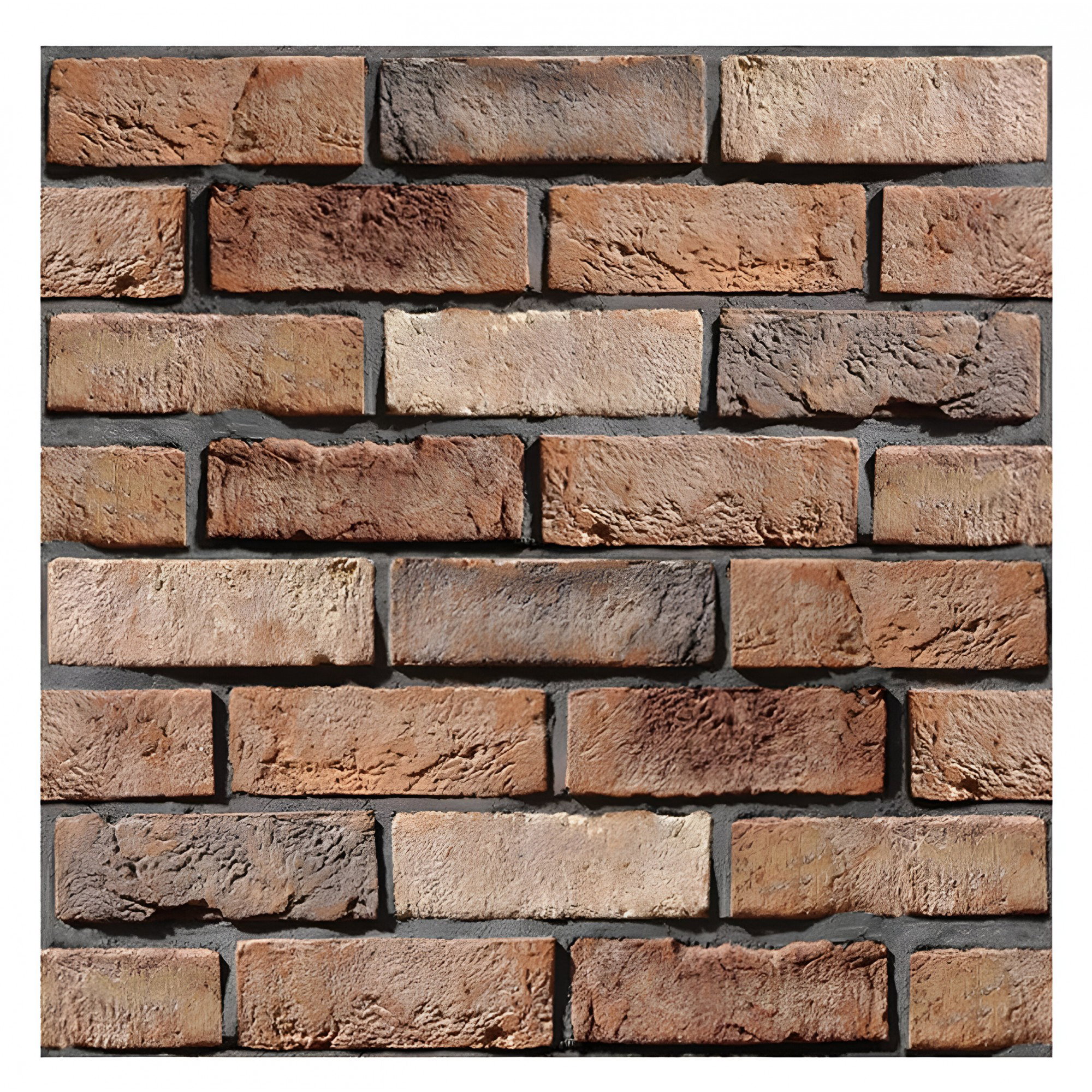 TeoMarket - Set 10 x Placi Tapet Autocolant 3D cu Imitatie de Caramida de Exterior, pentru Perete Bucatarie Sufragerie, Usor de Curatat, Rezistent la Apa, Autoadeziv, 30x30 cm, Maro