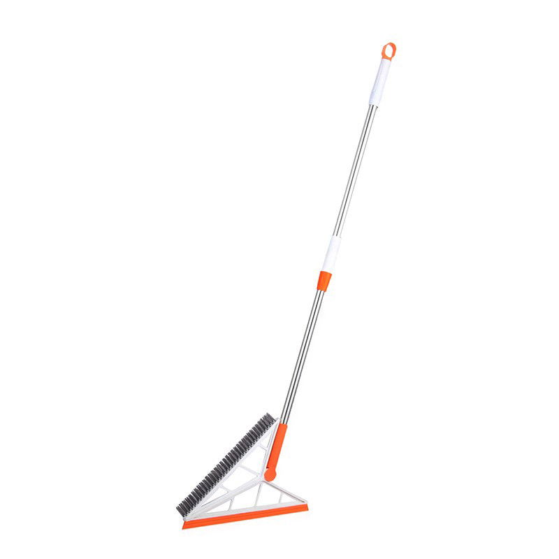 Pentru casa - Mop Multifunctional, Flippy, Portocaliu, cu Racleta din Silicon, Maner Telescopic, Curatarea Eficienta a Tuturor Suprafetelor