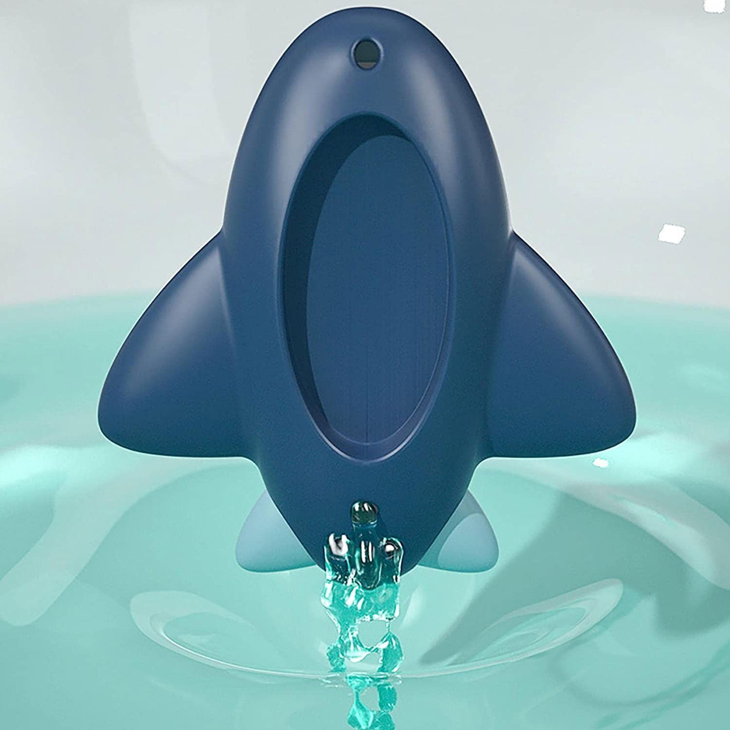 Termometru pentru Baie, Flippy, Plutitor, Rezistent la apa, Multifunctional, Model Avion, 11x10x4 cm, Albastru [4]