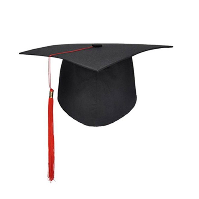 Baloane si Accesorii Absolvire - Toca Absolvire, Flippy, Neagra cu Snur Rosu, Universala