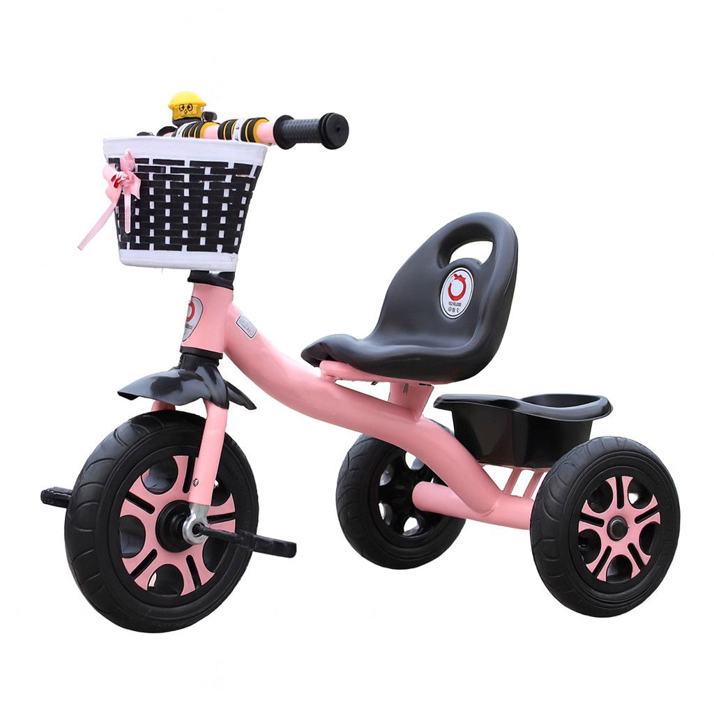 Triciclete - Tricicleta pentru Copii, Flippy, Tricicleta Model Mickey, Ghidon cu Cos pentru Depozitare, Varsta 1-5 Ani, 80 x 60 x 53 cm, Roz