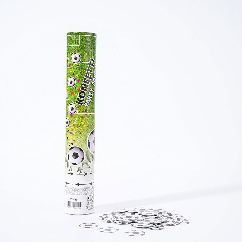 Tun Confetti, Flippy, Model Mingi de Fotbal, 40 cm, Ambalaj din Carton, Eliberare prin Rasucire, Alb Negru [3]