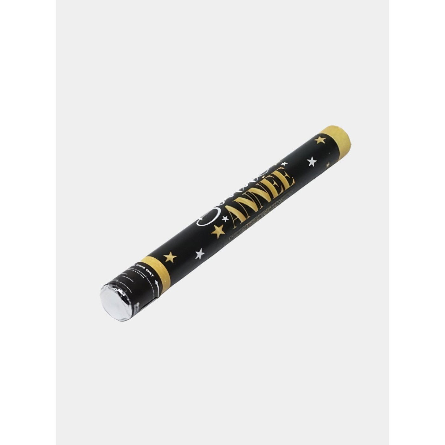 Tub de Confetti, Flippy, Bonne Annee, 40x5 cm, Confetii Stelute din Aluminiu, Auriu/Argintiu [6]