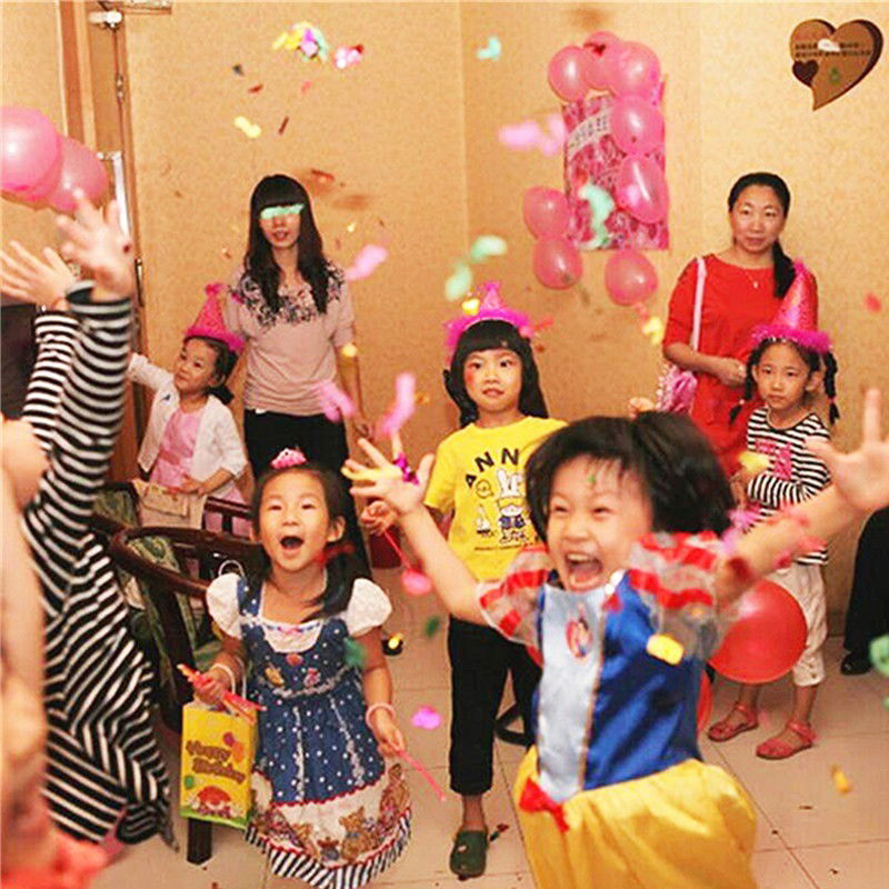 Confetti - Tub de Confetti, Flippy, Clasic, 30x5 cm, Confetii Asortate din Plastic, Eliberare prin Rasucire, Multicolor