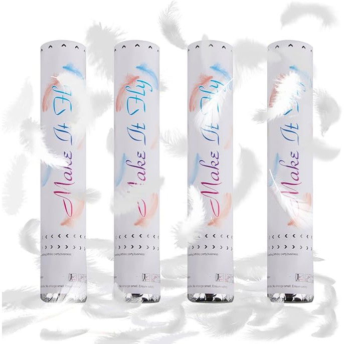 Tub de Confetti, Flippy, Model Pene, 27 cm, Make It Fly, Alb [9]