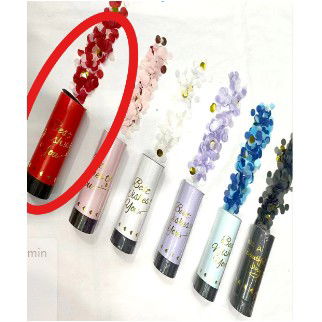 Tun de Confetti, Flippy, Best Wishes 11 x 4 cm, Model Buline din Hartie si Folie, Rosu [3]