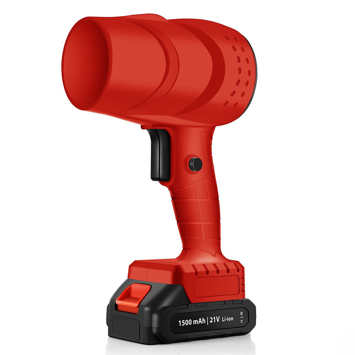 Pentru casa - Suflanta de Aer Multifunctionala Portabila, Flippy, Incarcare Auto, pentru Gratar, Masina, Indepartare Frunze si Praf, 1500 mAh, Viteta de Rotatie 25000 RPM, 2 Baterii de Li si Incarcator, Rosu