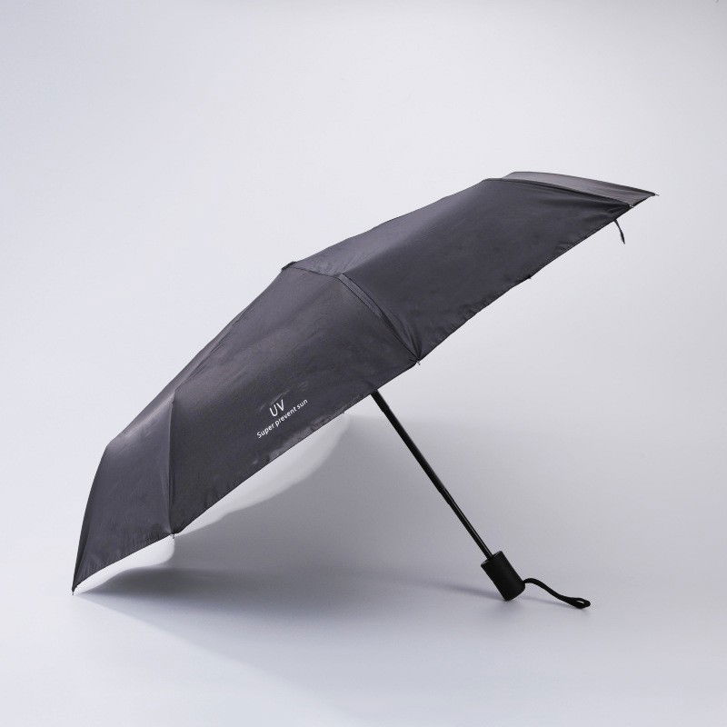 Umbrela, Flippy, Protectie UV Soare, Protectie Ploaie, Pliabila, din Vinil si Otel, 96 x 67 cm, Negru [6]